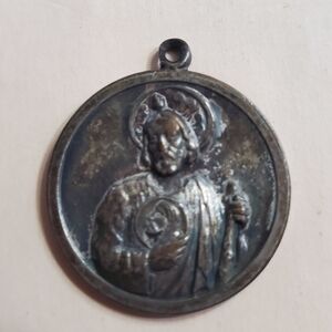 Vintage Catholic St Jude Pray For Us Claretian Fathers Medal